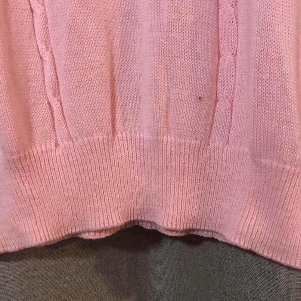 Pink short sleeved sweater Size L - Picture 4 of 8